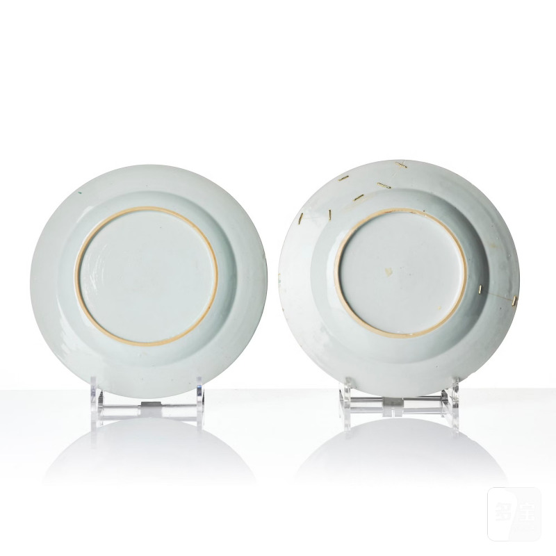 A set of 12 famille rose dishes, - 图5